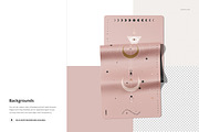 PU Leather Yoga Mat Mockup Set, a Product Mockup by creatsy5 (Thumbnail 11 of 13)