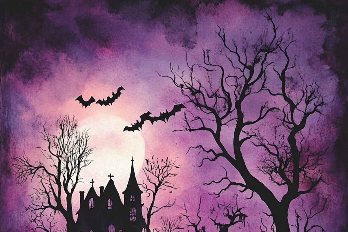 Spooky Silhouettes, a Background Graphic by Printable Treasure (Photo 6 of 10)