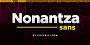 Nonantza Sans, a Sans Serif Font by Ixipcalli (Thumbnail 1 of 5)