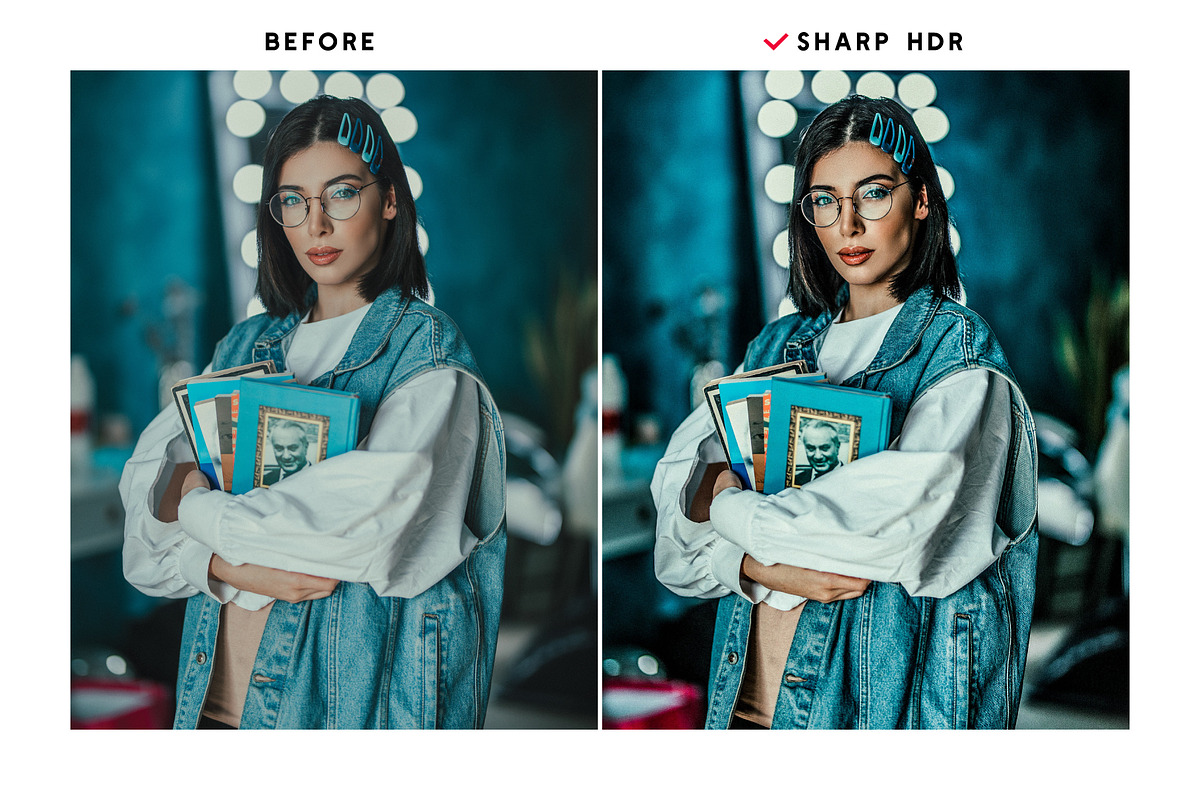 HDR Portrait Lr Presets & Ps Actions, an Action Add-On by Effect-Hub (Photo 6 of 15)