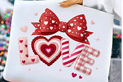 Faux Yarn LOVE PNG Valentine PNG, an Illustration by Craft Nest (Thumbnail 1 of 5)