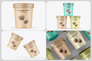 Ice cream tube Packaging Mockup set, a Cups & Container Mockup by Mockups Girl (Thumbnail 1 of 5)