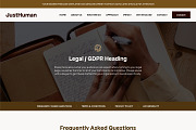 Human Rights Showit Website Template, a WordPress Template by Studio Humankind (Thumbnail 4 of 20)