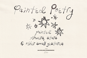 Painted Poetry — Hand Drawn Graphics, a Decorative Illustration by Madeline ODonoghue Design