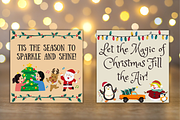 Cute & Charming Christmas Cards Set, a Card Template by WynterLife Studio (Thumbnail 3 of 4)