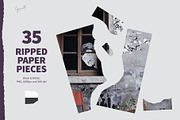 Ripped Paper Textures & Mockups, a Texture Graphic by Gravito (Thumbnail 5 of 9)