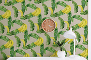 Banana Watercolor Clipart Set, a Food Illustration by Natalia Fedorova (Thumbnail 7 of 8)
