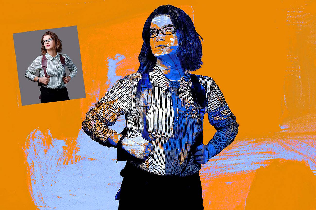 Digital Cartoon Painting Ps Ation, an Action Add-On by Studio Retouch (Photo 8 of 10)