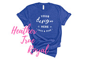 Bella Canvas TShirt Mockups On White, a Shirt Mockup by lock and page (Thumbnail 74 of 92)