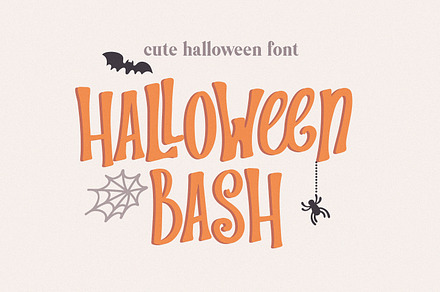 Halloween Bash Font for Crafters, a Script Font by BarcelonaShop
