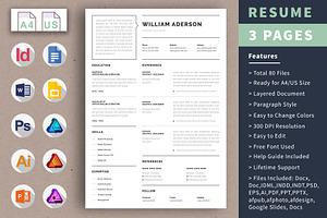 Google docs Resume Template