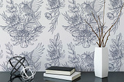 Chrysanthemum vector set, a Decorative Illustration by Molly art (Thumbnail 8 of 11)
