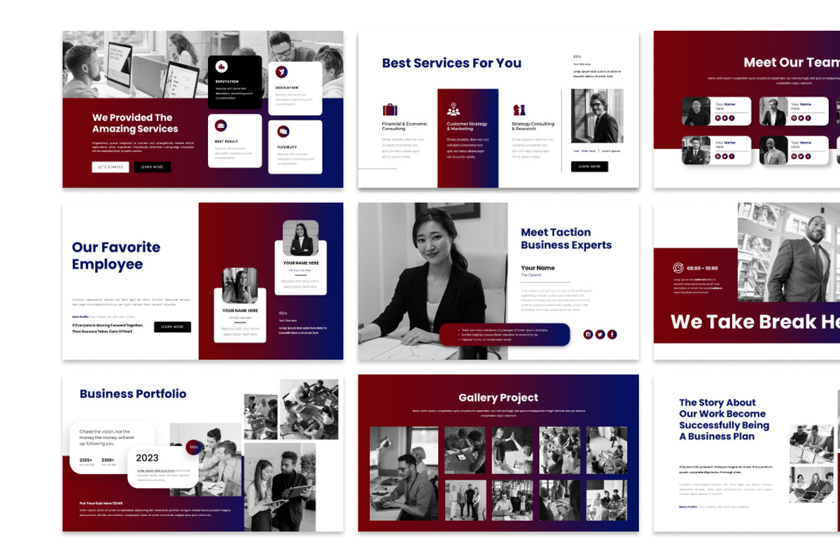 Taction-Business Powerpoint & GS, a Presentation Template by Raseuki (Photo 3 of 5)
