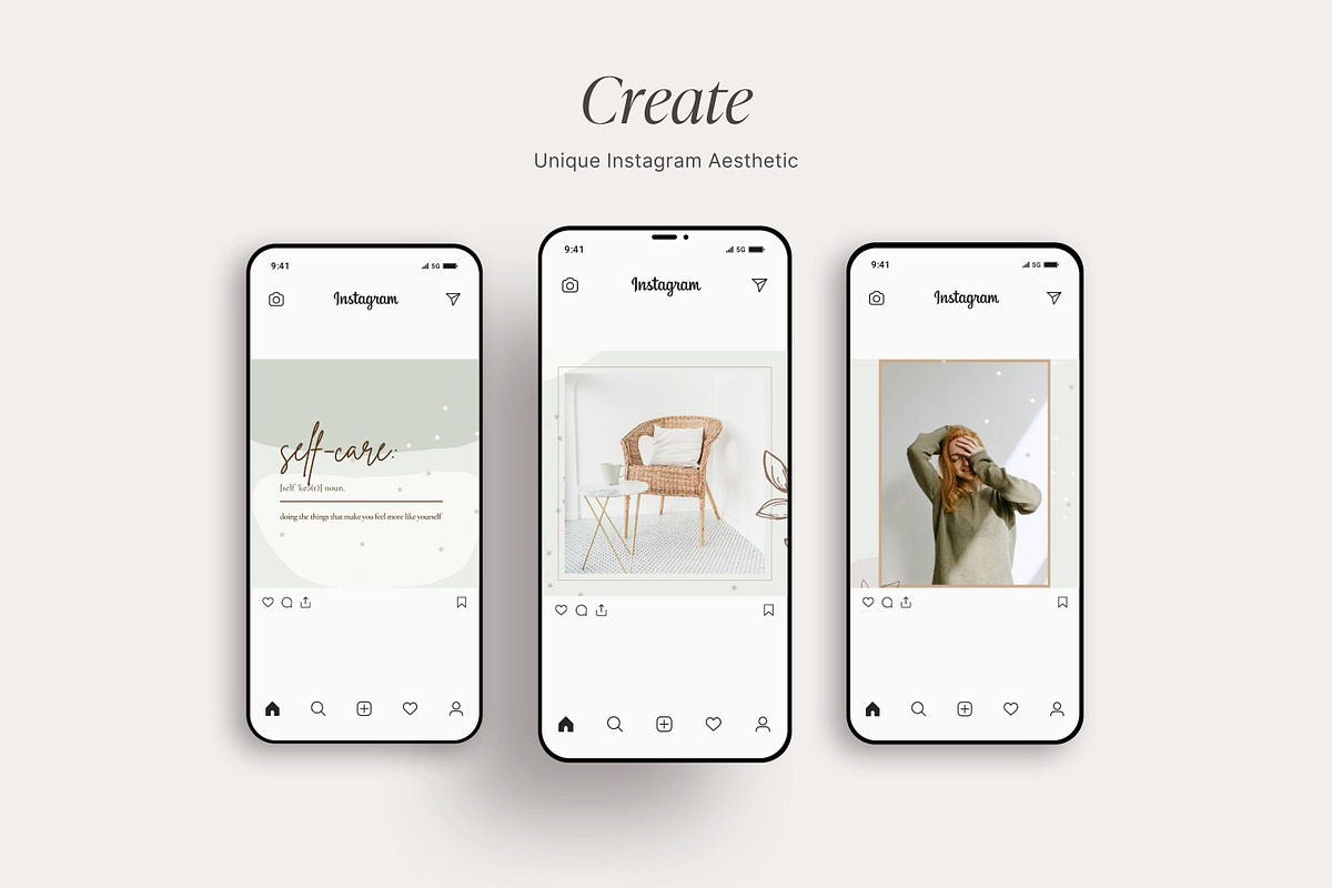 Canva Instagram Puzzle template, a Social Media Template by ...