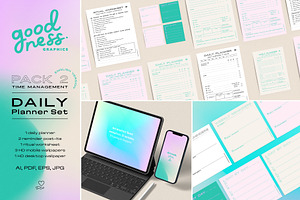 TIME MANAGEMENT_DAILY Planner Set