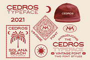 Cedros Typeface, a Sans Serif Font by NienowBrand (Thumbnail 4 of 5)