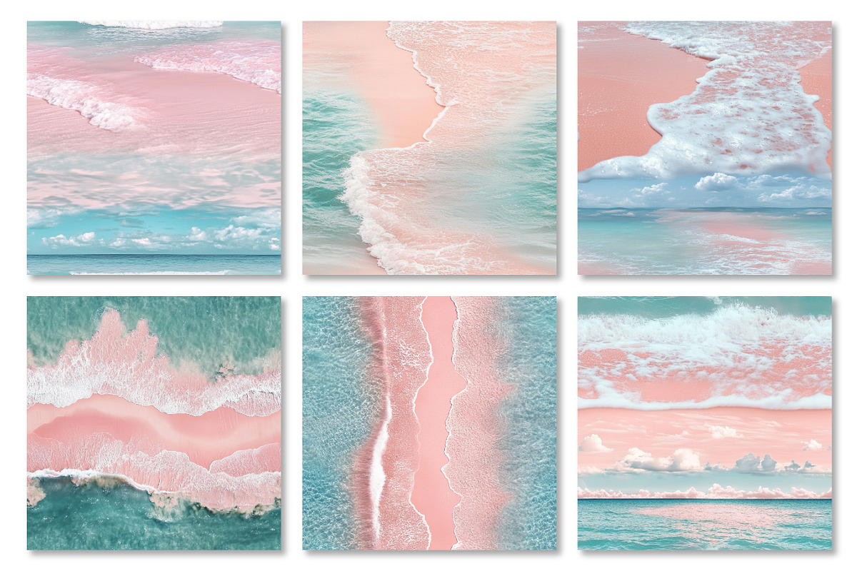 Pink Sandy Beach Backgrounds, a Texture Graphic by Dream Creation (Photo 3 of 5)
