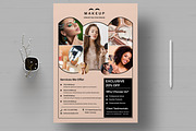 Makeup Flyer Template, a Flyer Template by MightyDesign (Thumbnail 1 of 8)