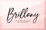 Brillany - Handwritten Font, a Script Font by Solidtype (Thumbnail 1 of 6)