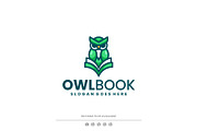 Mascot Owl Book Logo Design, a Branding & Logo Template by Artnivora.Std (Thumbnail 1 of 4)