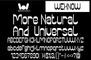 Super Easy font, a Sans Serif Font by weknow (Thumbnail 2 of 8)
