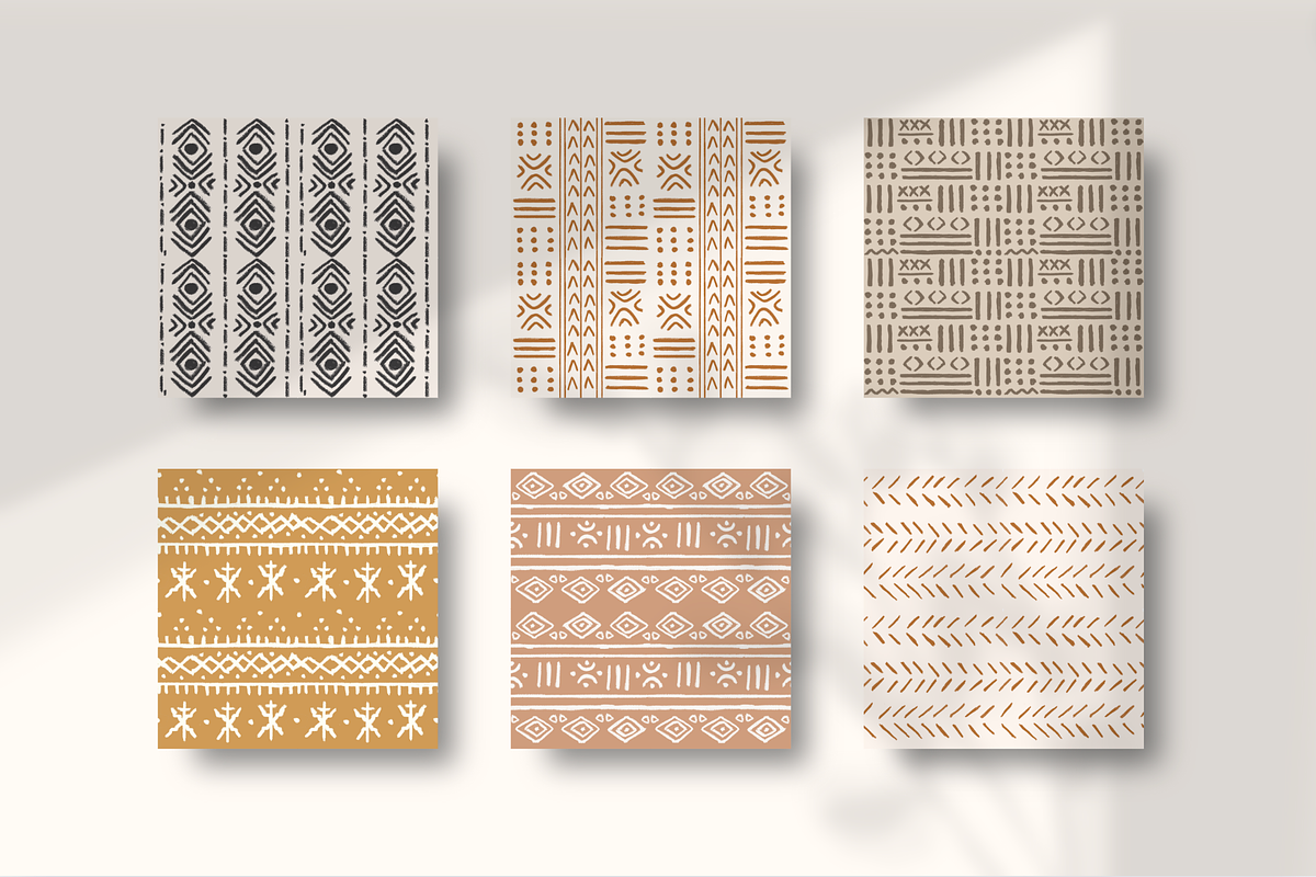 African Seamless Pattern Bundle, a Pattern Graphic by Marketello Studio (Photo 4 of 6)