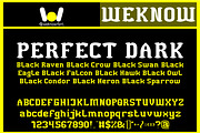 Black Bird font, a Blackletter Font by weknow (Thumbnail 8 of 8)