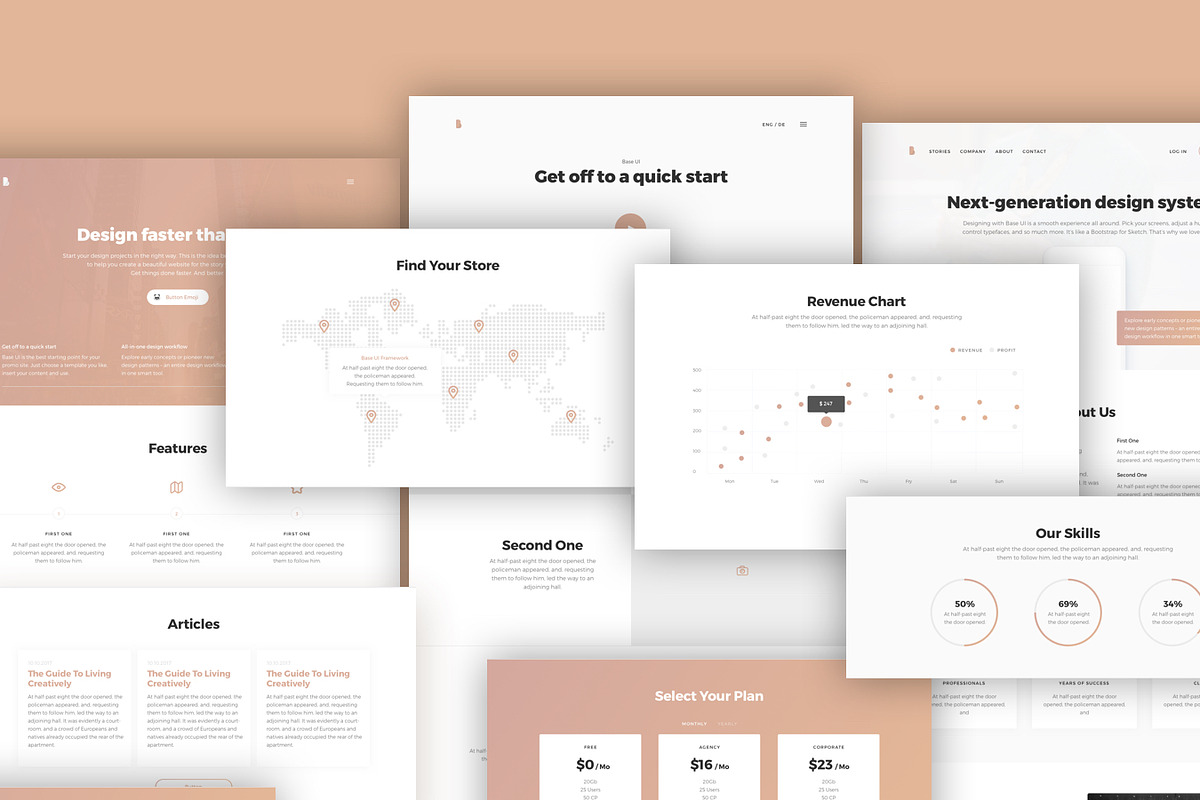 Base UI Framework, an UI Kit Template by RobertMayer (Photo 5 of 6)