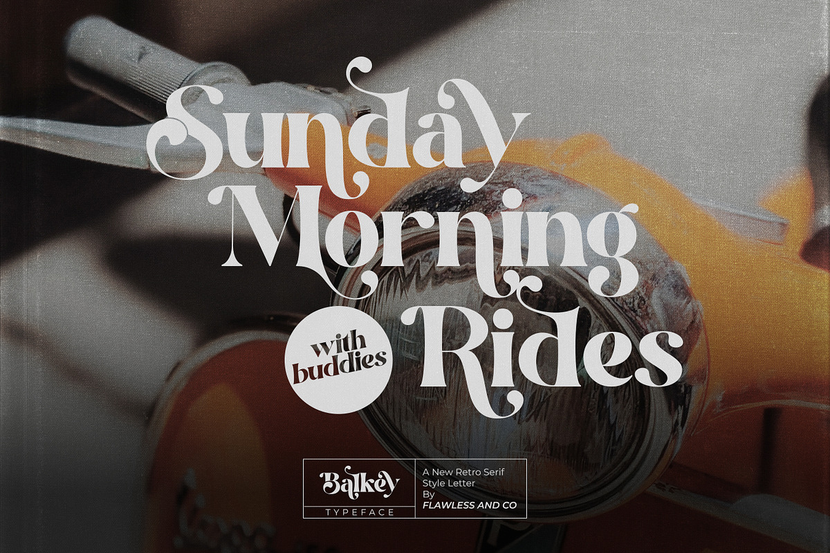 Balkey, a Serif Font by Flawless And Co (Photo 3 of 10)