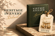 Reshfield; Vintage Script and Script, a Script Font by Eko Bimantara (Thumbnail 6 of 9)