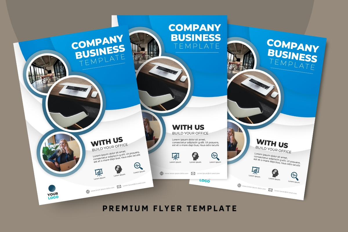 Business Flyer Template, a Flyer Template by ResumeFabs (Photo 3 of 3)
