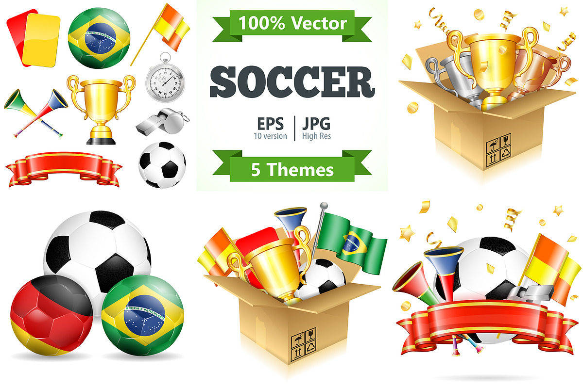 Soccer Icons, Posters and Concepts, a Sport Illustration by TAlex (Photo 1 of 6)