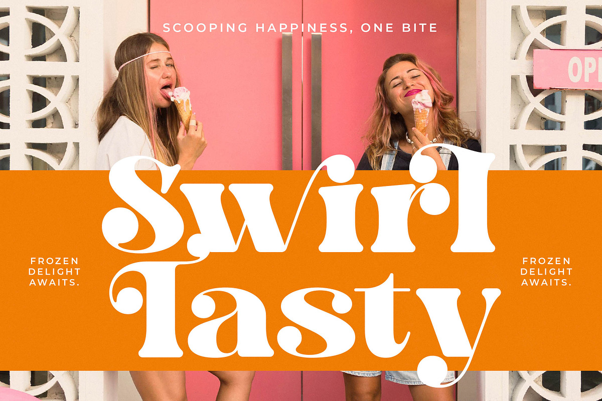 Bright Fresh Bold Retro Serif, a Serif Font by timelesstype.co (Photo 7 of 20)