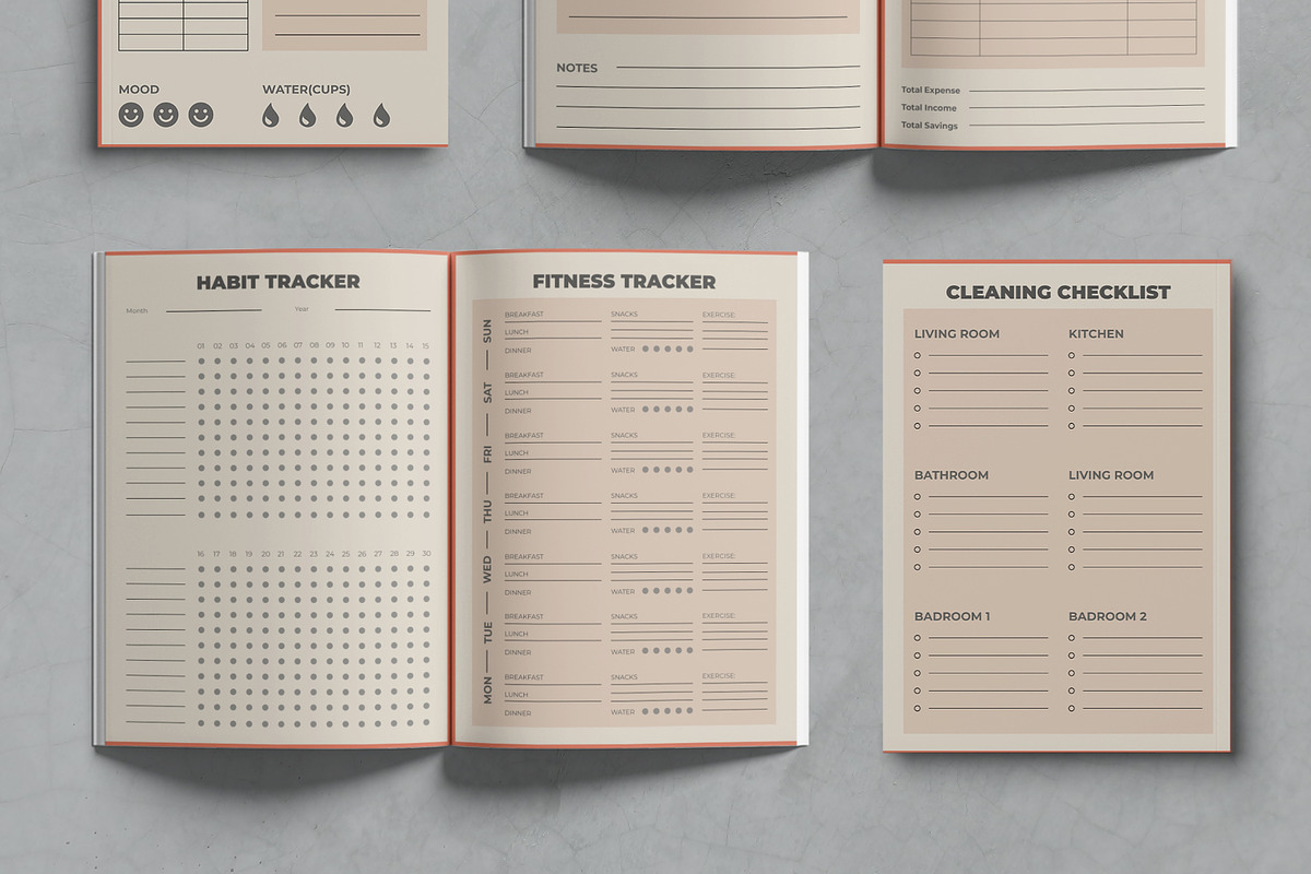 Planner Template Design Layout