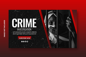 Investigation youtube thumbnail, a Social Media Template by graphics city