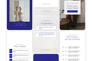 Indigo Social Media Canva Templates, a Templates & Theme by Regent Parkette (Thumbnail 5 of 5)