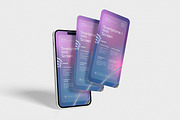 Smartphone With Screen Mockup, an iPhone Mockup by xavier_studio (Thumbnail 4 of 5)