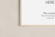 Landscape Wood Frame Mockup, a Household Mockup by OakstoneCreative (Thumbnail 3 of 5)