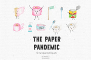 The Paper Pandemic Clipart, an Object Illustration by Autumn Breeze (Thumbnail 4 of 4)