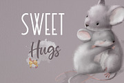 Sweet Hugs, an Animal Illustration by Eve Farb (Thumbnail 3 of 5)