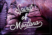 Spirit of Montana, a Script Font by Creamy Script (Thumbnail 1 of 6)