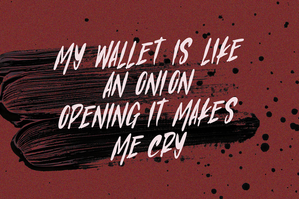 Crawn Migeos Brush Display Font, a Handwritten Font by Maulana Creative (Photo 7 of 8)
