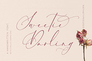 Sweetie Darling, a Script Font by Nathatype (Thumbnail 1 of 11)