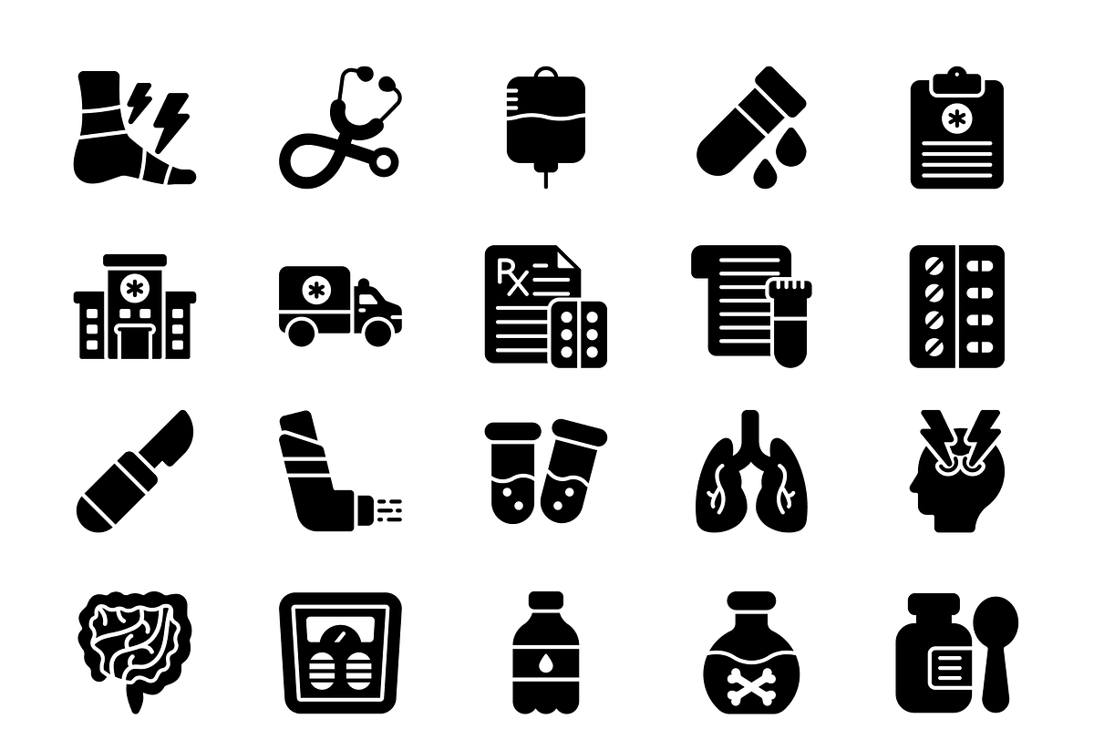 Medical Icon Set, a Duotone Icon by Brickclay (Photo 9 of 12)