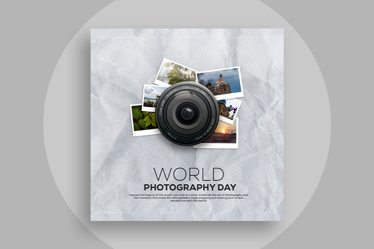 World photographer day template, a Social Media Template by Northfrom (Photo 2 of 3)