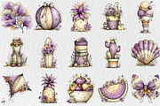 Whimsical Summer Clipart, a Seasonal Illustration by Rose Art (Thumbnail 4 of 6)