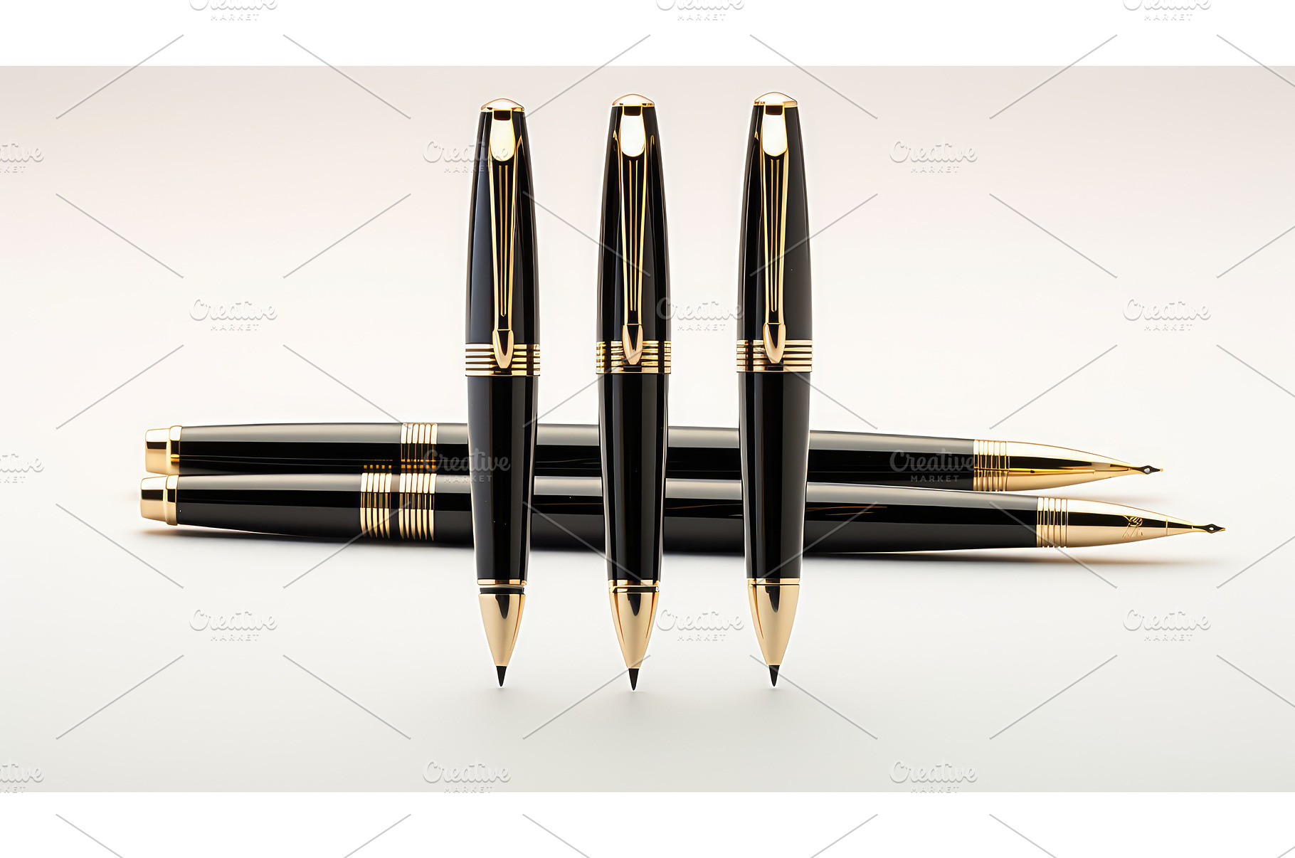 gold luxury gift black ai generated, a Business Photo by pikepicture