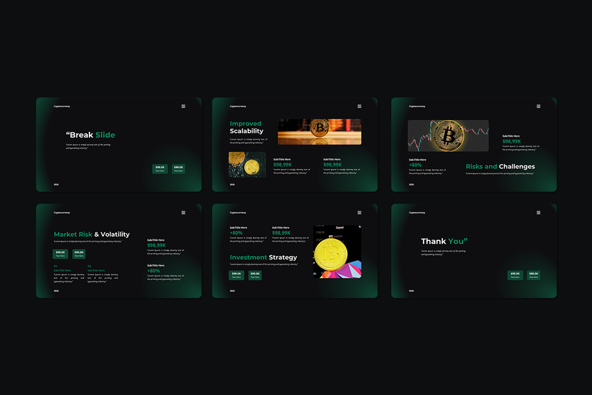 Cryptocurrency - Google Slides, a Presentation Template by QR Design Studio (Photo 3 of 3)