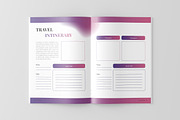 Pink Purple Daily Planner Journal, a Brochure Template by UICreative (Thumbnail 2 of 5)