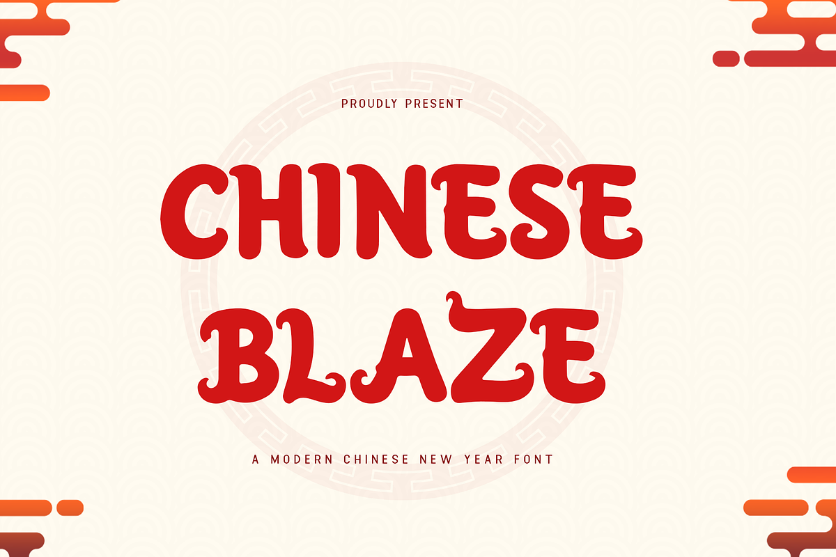Chinese Blaze - Modern Chinese Font, a Sans Serif Font by overlaytemplates (Photo 1 of 5)